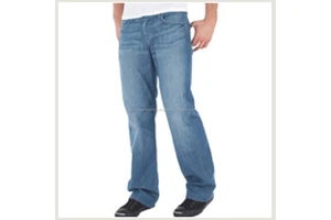 High Street Men's Plus Size Straight Cut Denim Jeans Light Distressed White Dark Monkey Mid Waist Casual Cotton Spandex Ripped