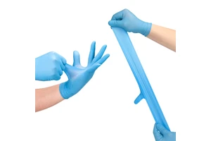 Medical Grade Blue Nitrile Gloves Disposable Powder Free Latex Free Exam Safety Hand Protection