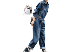 Cheap Hot Sale Skinny Womens Denim Overalls Jeans Jumpsuit