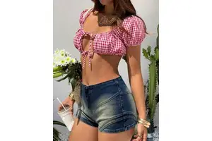 High Quality Skinny Mid Waist Summer Denim Shorts Women Trendy Washed Design Casual Sexy Elastic New Arrival