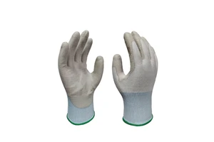 Safety Work PU Coated Protective Gloves Seamless Knit Glove with Polyurethane Coated Smooth Grip on Palm & Fingers