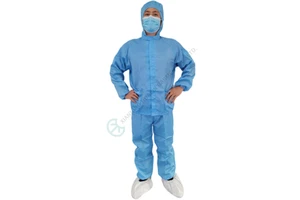 Comfortable Anti-Static Disposable Coverall Clean Room Safety Suit for Electronic Workshops Workwear Safety Clothing
