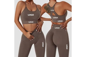 Women Seamless Breathable Reversible Sportswear Quick Dry Workout Sports Bra Plus Size Gym Fitness Yoga Activewear