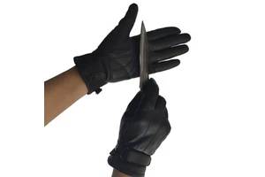 BSCI Factory EN388 Level 5 Certified Leather Gloves-Tactical Cut Resistance Goat Skin Outdoor Use Water Chemical Resistant Fire