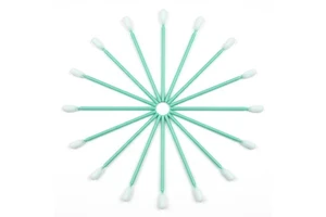 SUOREC Double Layer Polyester Knitted Antistatic Cleanroom Swabs Disposable Lint Free ISO/CE Certified Cleanroom 10-1000