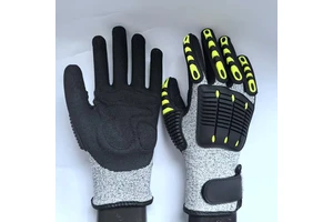 Anti-crush Safety Gloves, Anti-collision Mechanical Rescue, Anti-slip, Anti-cut, 5-level Shockproof and Oil Wholesale protection