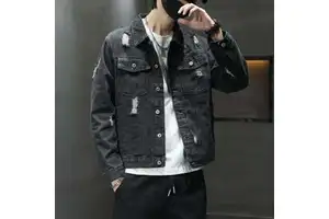 Best Selling Men's Denim Jackets With Full Sleeves Comfortable Button Closure Winter Wear Jeans Jackets