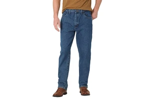 High Quality Custom Men's Plus Size Waterproof Eco-Friendly Jeans Streetwear Casual Wide Leg Denim Mid Waist Low Price Wholesale