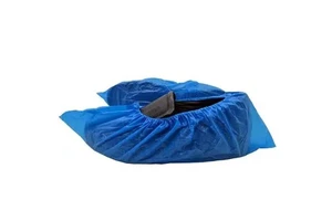 CPE Shoe Covers With 3 Gram Weight Offer Balanced Protection With Embossed Sole And Elastic Band Double Security