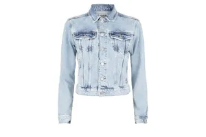 Oversize Women's Denim Safari Jacket Long Sleeves Button Coat Camouflage Embroidery Reversible Waterproof Winter Casual Rivet