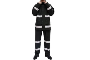 Hi Vis Reflective CE Certified Anti-Bacterial Men's Construction Safety Uniform Breathable Cotton Nylon Work Wear Suit