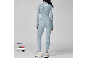 Bodysuit Gym Running Sports Suit Fitness Casual One Piece Poliamida Active Wear Women Jumpsuit