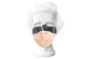 Hubei Haixin Manufacturer Face Masks with Anti Fog Visor Shield Disposable Orange Earloop Transparent Protective Face Shield