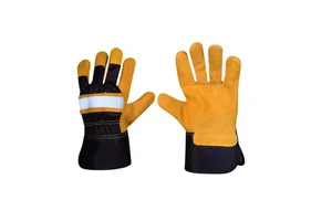 Custom Made Good Quality Safety Gloves Breathable Lightweight Leather Safety Gloves For Online Sale