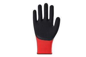 Wholesale Latex Red Padded Foam Breathable Construction Gloves Work Safety Gloves Nylon Gloves