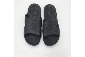 Black Safety Esd Slipper/ Esd Cleanroom Slipper for Workplace/N024 Esd Antistatic Safety Slipper