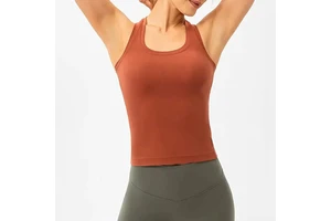 Wholesale Women Tank Top Yoga Workout Tops Shirts Summer Running Fitness Wear Plus Size, Cotton / Bamboo Fiber Solid Color Women