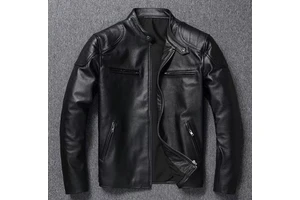 Plus Size Men's Casual Autumn Coated Denim Bomber Jacket with Plain Dye Canvas Fabric 2026