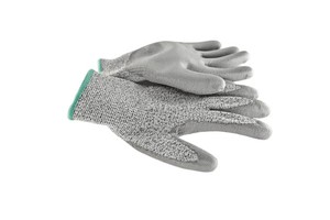 HPPE Cut Resistant Gloves Level 5 PU Dipped Anti Cut Safety Work Gloves