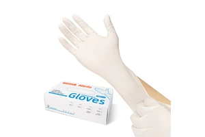 5mil Powder Latex Free Textured Exam Nitrile Pink Disposable Gloves for Household
