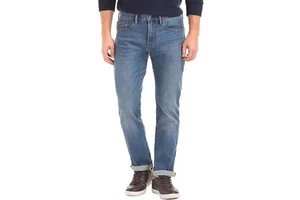 Men's Jeans Denim Pants Regular Fit Long Comfortable Solid Color Pockets Wholesale Custom Fashion Outdoor Straight