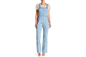 Autumn New Arrivals Straight Legging Jeans Women Dungarees Denim Overalls Jumpsuits