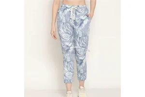 Factory Direct Sale Plus Size Women's Trouser Winter Mid Waist Flat Breathable Quick Dry Eco-Friendly 100% Cotton Casual Workout