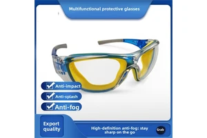 Anti-fog Anti-impact Colorful Fashion Safety Glasses Outdoor Sports Riding Anti-sand Multi-function Eye Mask No Frame
