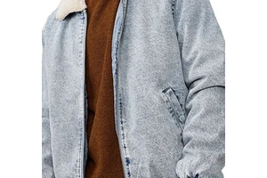 Denim Jacket Men Autumn Fashion Trendy Men's denim Jackets Casual Coat Outwear Stand Collar Cowboy 2025 men's denim jacket