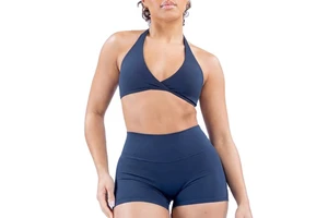 Women's Sets Breathable Nude-feel Women's Yoga Shorts Suit Set for Pilates Sports Outdoor Running Fitness Plus Size Yoga Sets