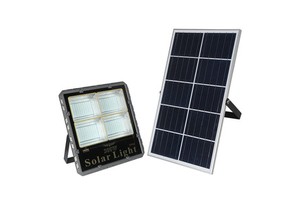 6000K Bright White LED Floodlight Outdoor IP67 Waterproof Solar Security Light with Remote Control for Road Yard Garden