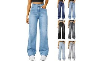 High-quality New Style Women's Jeans, Relaxed and Loose Straight-cut Women's Jeans, Wholesale Available