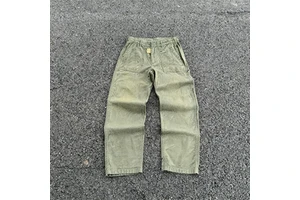 2025 Man Pant Cowboy Men's American Retro Jeans Loose Versatile Mid Waist Casual Straight Wide-Leg Denim Man Pants