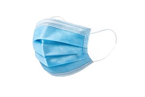 Factory Disposable 3-Layer Surgical Facemask Medical Protective Masks Anti-dust Anti-odour Features Adjustable Nose Clip for