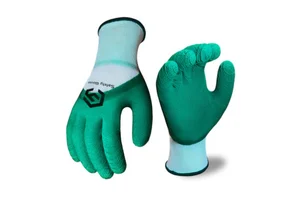 Industrial Safety Work Gloves 13 Gauge Latex Foam & Crinkle Anti-Slip Abrasion Resistant 26cm EN388 2132 Dual Tone