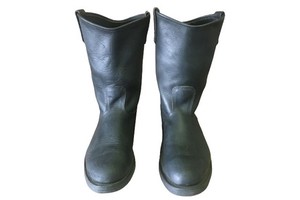 Factory Price Cowboy Safety High Quality Logo 100% Genuine Leather Reproduction Soft Toe Vibram Sole Boots