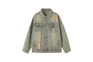 High-street Fashion, Top Retro Brand Denim Jackets, Couple and Men's Style, High-quality Jackets