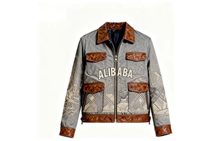 2026 OEM Custom Stand Collar Winter Denim Jacket Factory Wholesale Direct Sales Men's Waterproof Eco-Friendly Thick