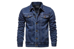 Mens Fashion Jacket Factory Mens Denim Layering Piece Minimalist Denim Jacket Wholesale