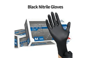 High Quality Food Grade Safe Disposable Latex-Free Gloves 4mil Medical Exam Grade Powder-Free Cleanroom Nitrile Gloves