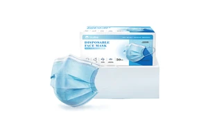 Convenient Three-Player Disposable Respirators & Masks Blue-Practical Services Offered
