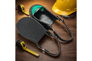 Visitor Safety Shoe Cover Steel Toe Anti Smashing Anti Slip Rubber Sole Water Resistant for Industrial Workshop Factory Use