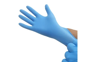 Disposable Nitrile Gloves Powder Free 4mil 5mil 6mil Food Grade Waterproof Oil Resistant Safety Work Gloves
