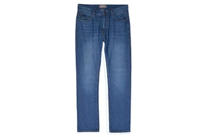 Men's High Waist Regular Fit Black Slim Straight Denim Jeans Custom Logo Design Colored Wash High Street Style Low Price