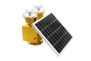 High Quality Lithium Iron Battery Solar Energy Double Lamp LED Aviation Warning Lights
