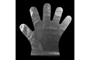Custom Brand Disposable Gloves Oil Resistant Food Grade HDPE Gloves with Hygienic Individual Seals Restaurant Use