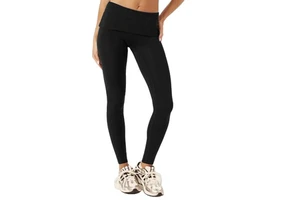 Yoga Pants New Design Solid Color Pleated Waist Yoga Pants Breathable Quick Drying Four-Way Stretch Versatile Fitness Leggings