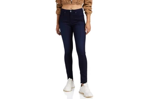 Wholesale Cheap Women's Low Waist Pencil Pants Denim Jeans Customized Casual Dark 100% Cotton Washed Quick Dry Pants Sustainable
