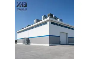 Prefab Steel Structure Electronics Assembly Workshop Metal Cleanroom Factory Building High Tech