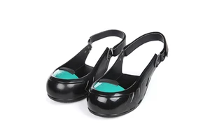 New Anti Smashing Anti slip Aluminum Alloy Shoe Toe Rubber Sole Impact Resistance Safety Shoes Cover for Visitors